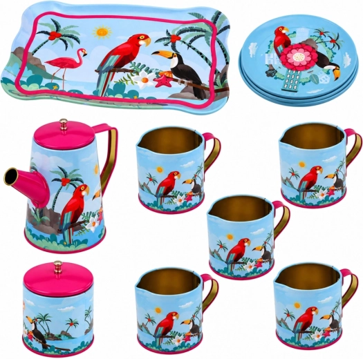An exotic parrot motif that kids will love