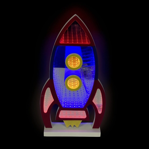 2Kids Toys LED neoonlamp Rakett