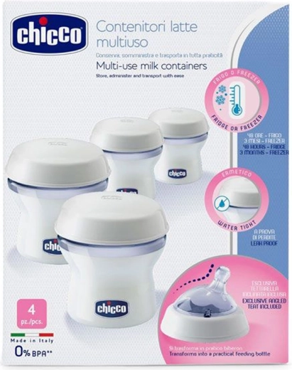 Chicco rinnapiima säilitusnõud Natural Feeling 4 tk
