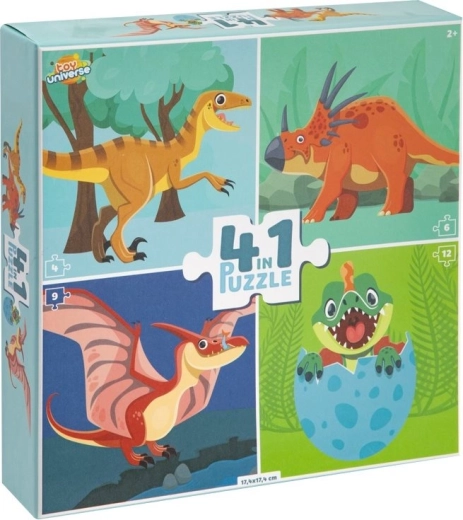 Dinosauruste pusle 4in1 TOY UNIVERSE