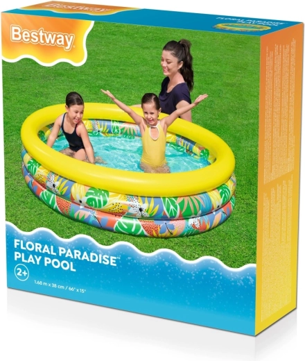 Inflatable Kids' Pool Floral Paradise