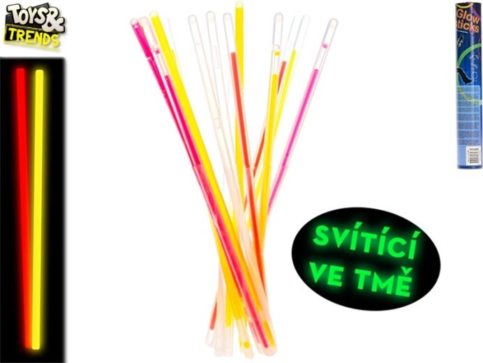 Glow Sticks 20 cm – Pack of 50 with Connectors