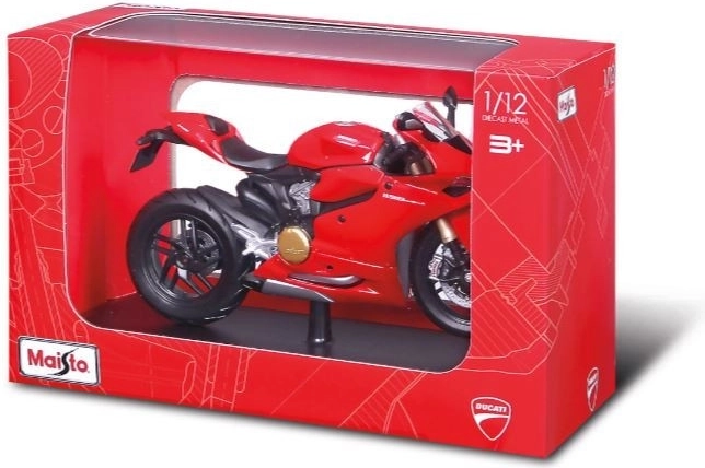 Maisto Ducati 1199 Panigale motorcycle with stand 1:12