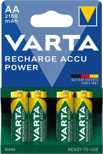 Rechargeable AA batteries 2100 mAh Varta (4 pcs)