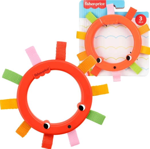 Sensoorne rõngas – kõristi beebidele, tumepunane, FISHER-PRICE
