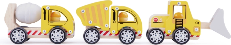Set of Construction Vehicles for Kids – 3 Pieces