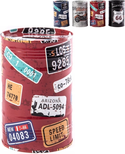 Laste metallist rahakassa Route 66 / Riders - 1 tk