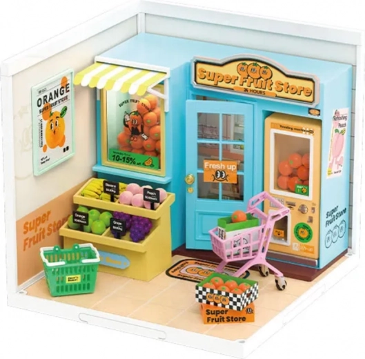 Rolife DIY House: Fruit Shop with LED Lighting