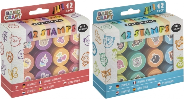 Rõõmsad isevärvivad templid Basic Craft 12 tk