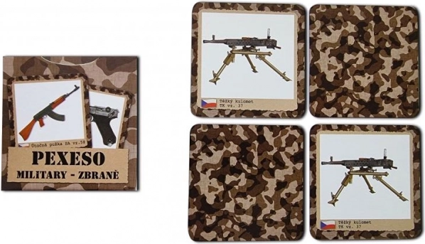 Pexeso Retro Military Weapons
