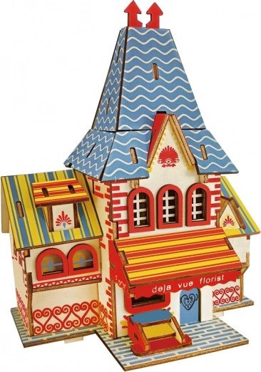 Woodcraft puidust 3D pusle – lillepood
