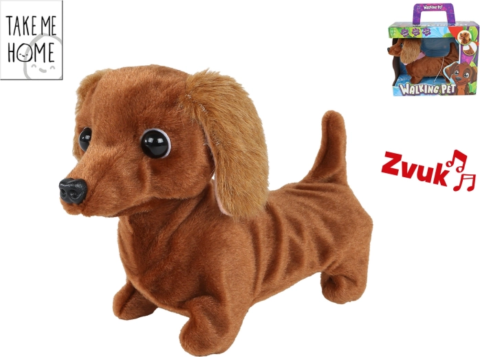 Plush Dachshund Take Me Home – interactive toy for kids