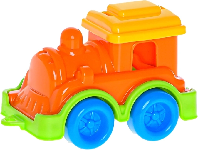 Plastic toy train 10 cm with freewheel
