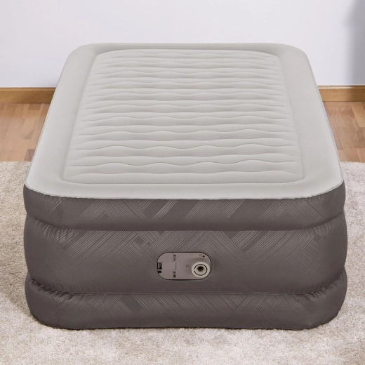 Comfortable flocked surface and Wave Beam support