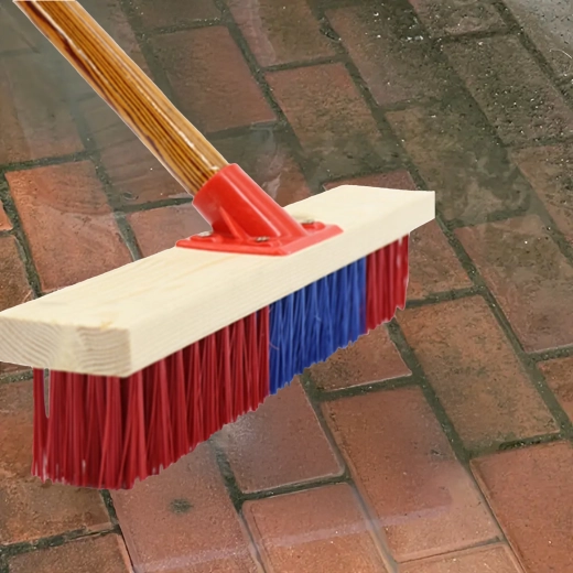 Rigid PVC bristles for dry and wet surfaces
