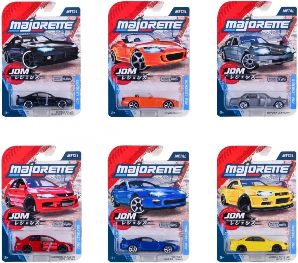 Majorette Japan Legends Premium – metallist automudel 1:64 (erinevad mudelid)