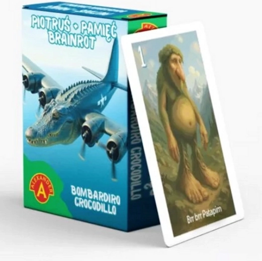 Kaardid Piotruś Brainrot – Bombardiro Crocodillo