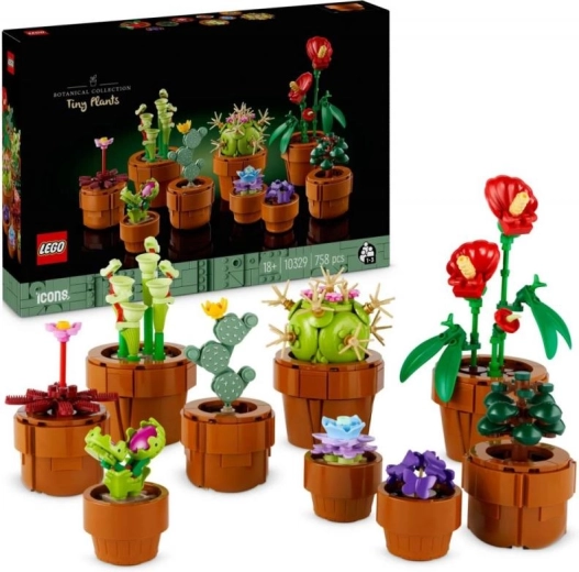 LEGO Botanicals väikesed taimed 10329 – dekoratiivsed toataimed klotsidest