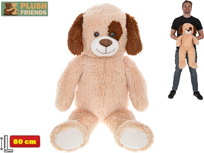 Plüüskoer Plush Friends 80 cm helepruun