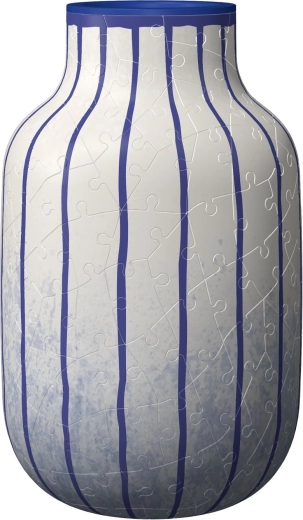 Modern vase Blue line – 3D puzzle