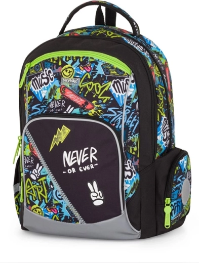 Koolikott Oxybag OXY GO Funny Boy, graffiti, 22 l