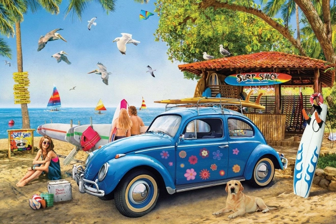 Puzzle Eurographics VW Põrnikas ja Surfarid 1000 tükki