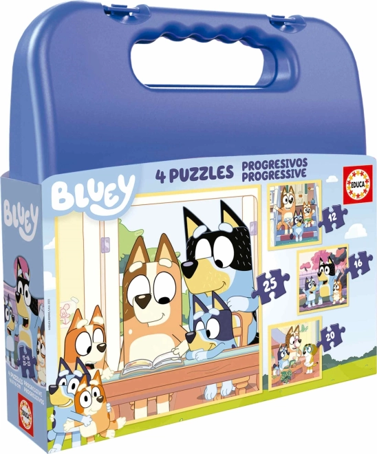 Pusle kohvris Bluey 4-in-1