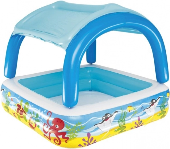 Inflatable canopy for more shade