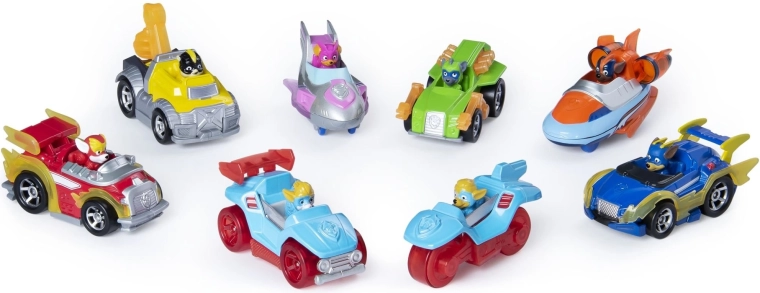 8 sõidukit Paw Patroli kangelastega