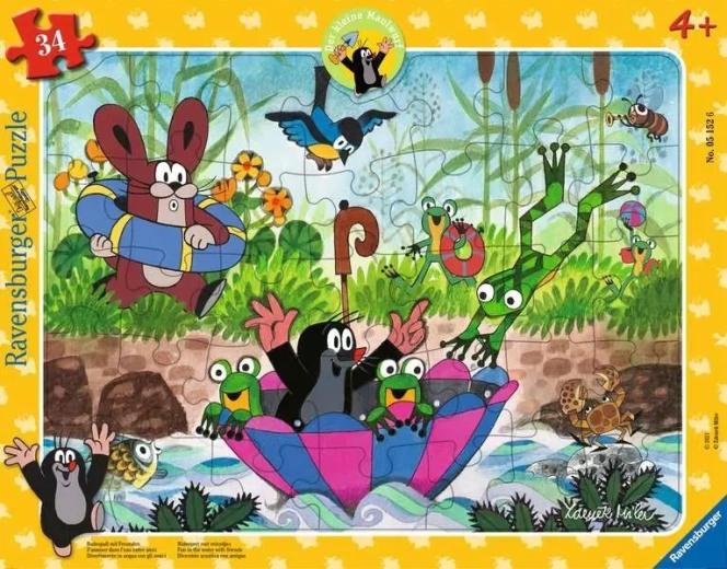 Ravensburgeri raampusle Väike mutt – 34-osaline pusle