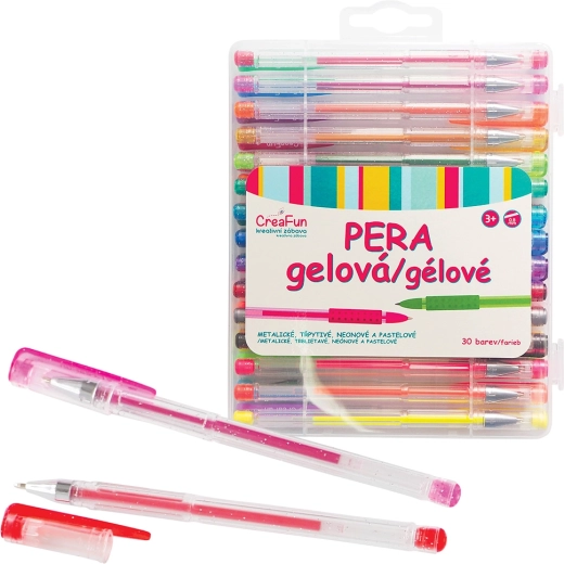 CreaFun geelpliiatsid – 30 värvi komplekt