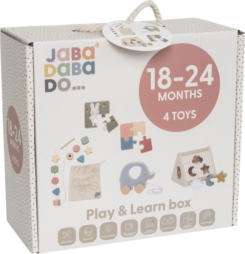 Practical box with 4 developmental activities