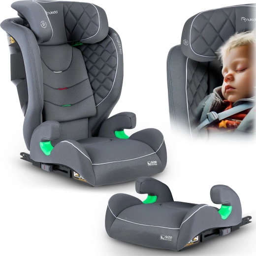 Nukido Louis laste turvatool hall 100–150 cm i-Size ISOFIX