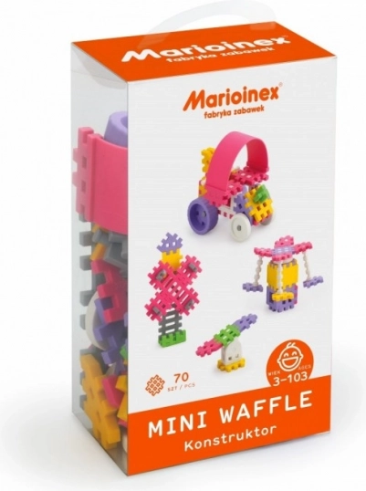Mini Waffle ehitusklotsid 70 tk tüdrukutele