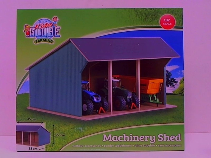 Garage for three large tractors