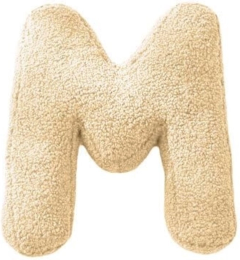 Mealini plush letter M cream - 1 piece