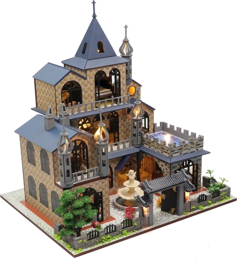 Miniature “Dream House” with LED Lighting - 2KIDS TOYS