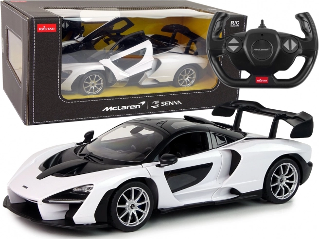 R/C auto McLaren Senna Rastar 1:14 valge kaugjuhtimisega