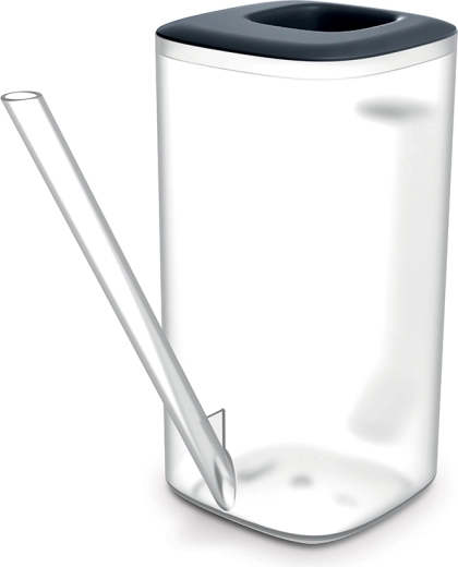 TUBI Watering Can 1.6 l transparent/anthracite