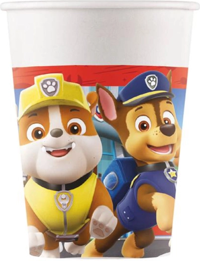 PAW PATROL Paper Cups 200 ml, 8 pcs