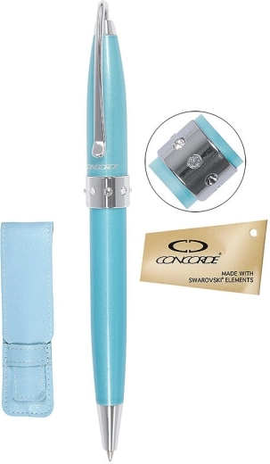 Pastapliiats CONCORDE Lady Swarovski kristallidega, sinine