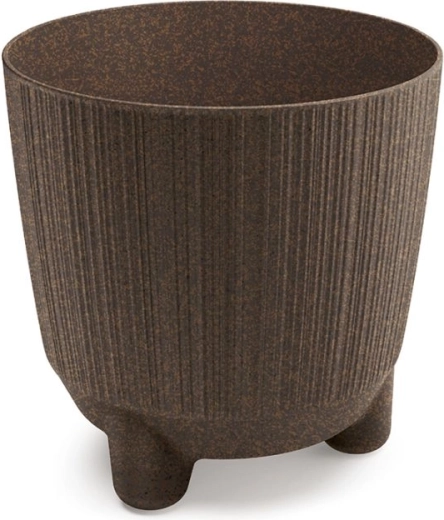 Lillepott Ryfo N Eco Wood 16,8 cm, kohvitooni