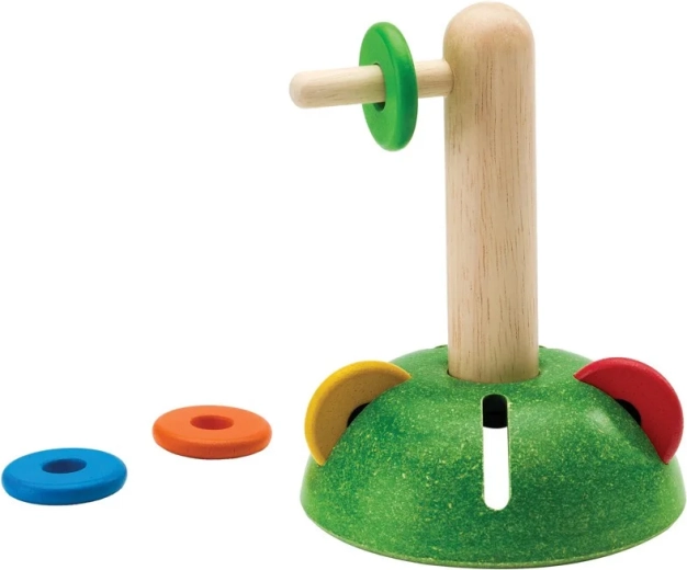 PlanToys horisontaalne rõngaste lükkimine