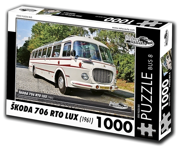 Pusle Retro-autod Škoda 706 RTO LUX – buss 1961, 1000 tükki