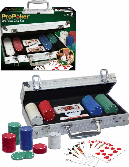 ProPoker 200 pokkerikomplekt alumiiniumkohvris