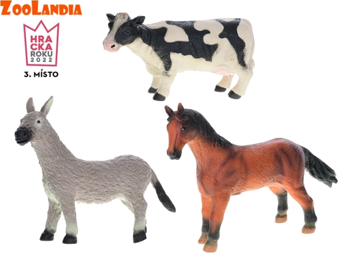 Zoolandia taluloomad 21–24 cm – lehm, hobune ja eesel