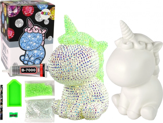 Creative Set DIY Diamond Unicorn Green