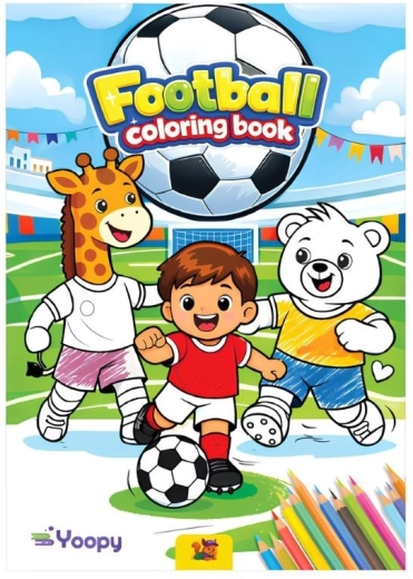 Football Coloring Book A4