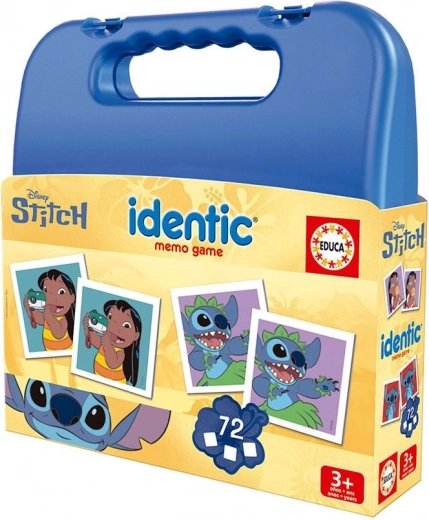 EDUCA Pexeso kohver Stitch 72 kaardikest