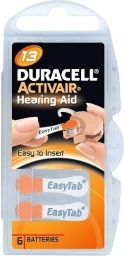 Duracell Activair 13 kuuldeaparaadi patareid, 6 tk